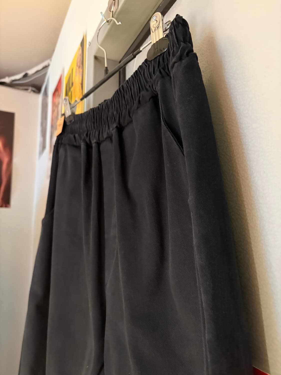 마락 밴딩 블랙 조거 팬츠 상품이미지2