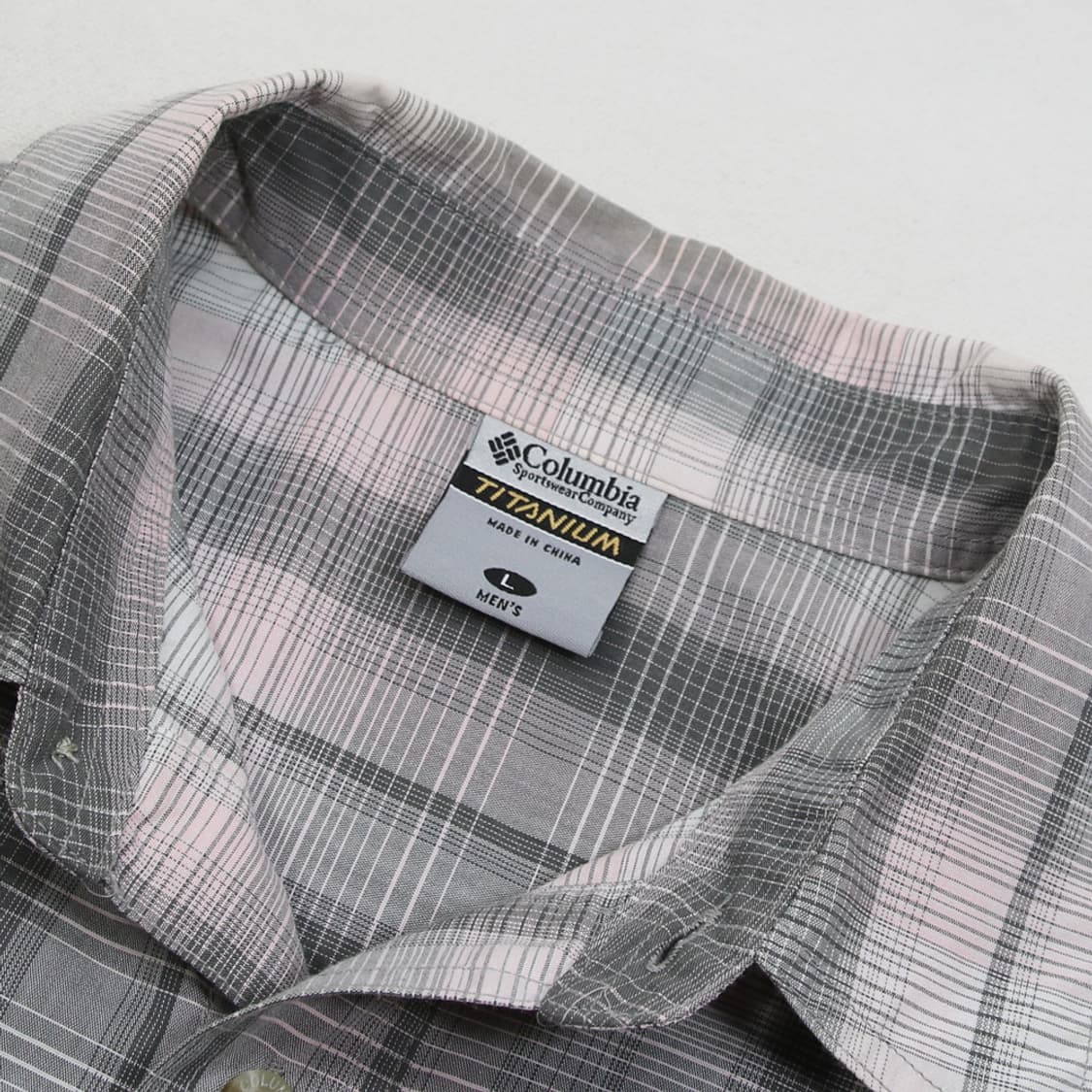 (착용컷) Columbia 체크 셔츠 (남성용 100) 상품이미지5