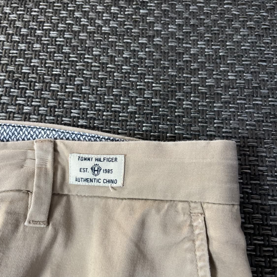(32) 타미힐피거 연베이지 스판 코튼 팬츠 상품이미지4