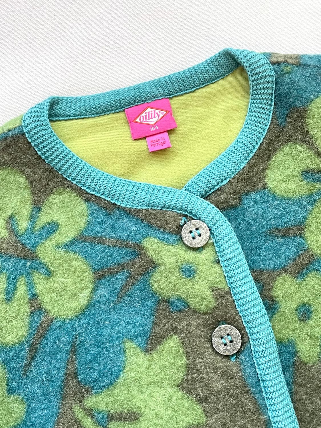 오일릴리 OILILY 플라워 패턴 울 가디건 자켓 스웨터 니트 상품이미지2