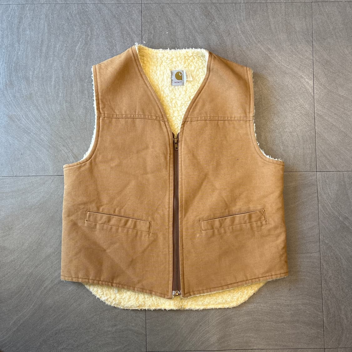80s 80년대 생산 칼하트 덕 캔버스 조끼  상품이미지1