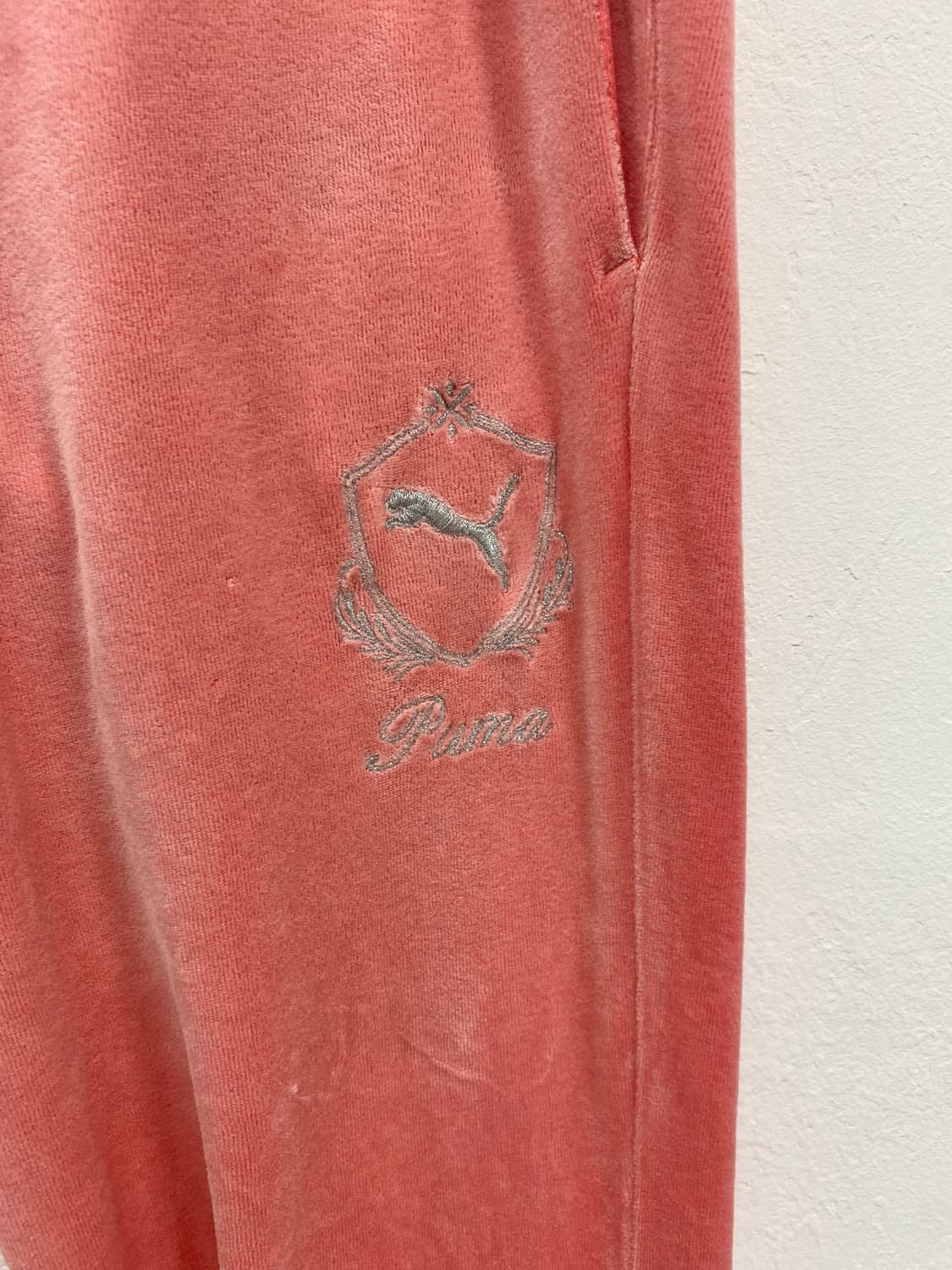 [PUMA] 퓨마 갸루 벨벳 코랄핑크 후드집업 셋업 상품이미지10