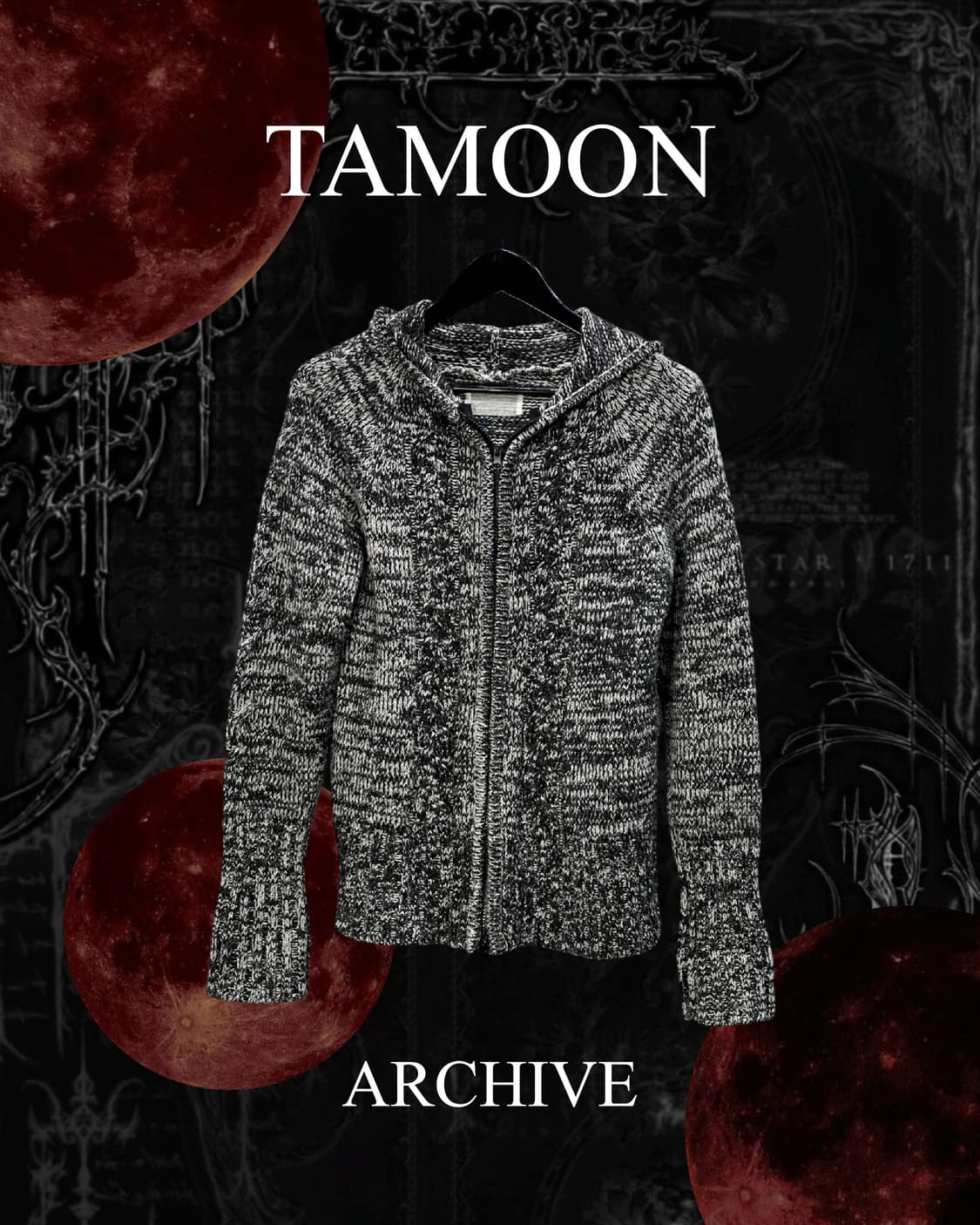 JPN Vintage Knit Hoodie 상품이미지1