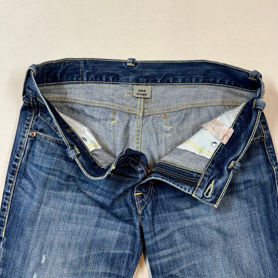 36inch) 리바이스 504 스트레이트 핏 데님 청바지 상품이미지7