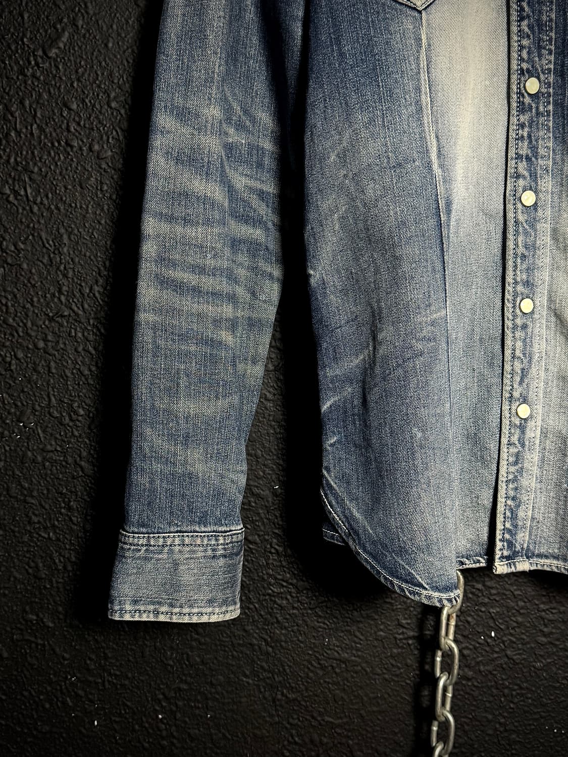 MURDER LICENSE – Indigo Western Denim Sh 상품이미지3
