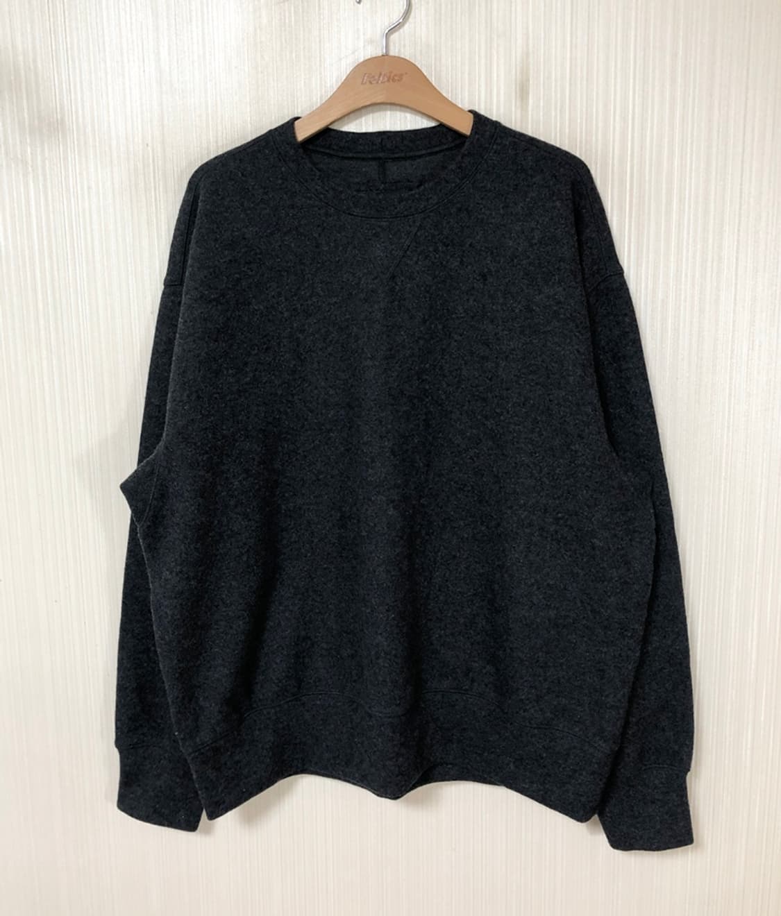 바나나리퍼블릭(BR) 울혼방 남성니트 L 차콜그레이 상품이미지1