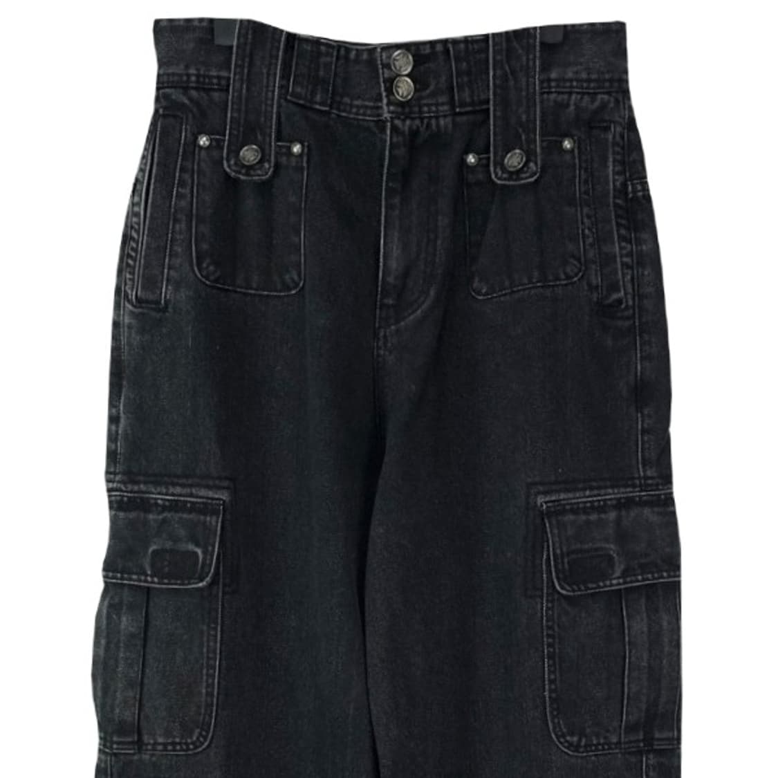 [ 오퍼스 0012 op.09 리퀴드 와이드 카고 데님 팬츠 M19544 상품이미지4