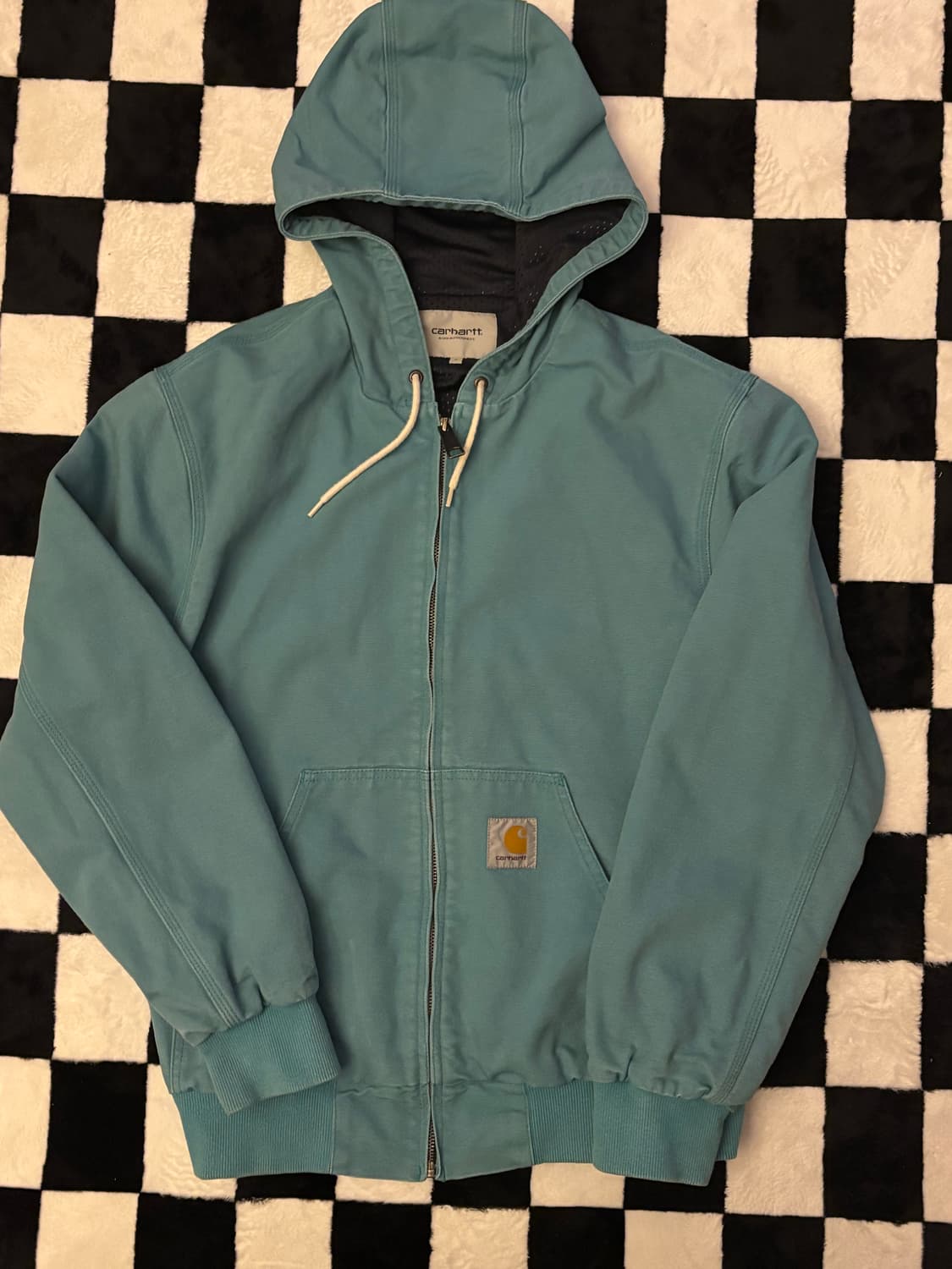 급처) 칼하트 후드 워크자켓 민트 s 상품이미지1