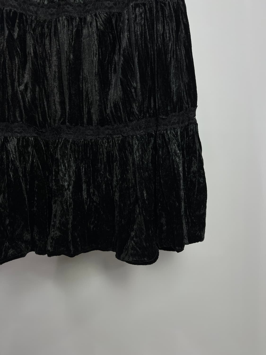 빈티지 벨벳 롱 스커트  상품이미지3