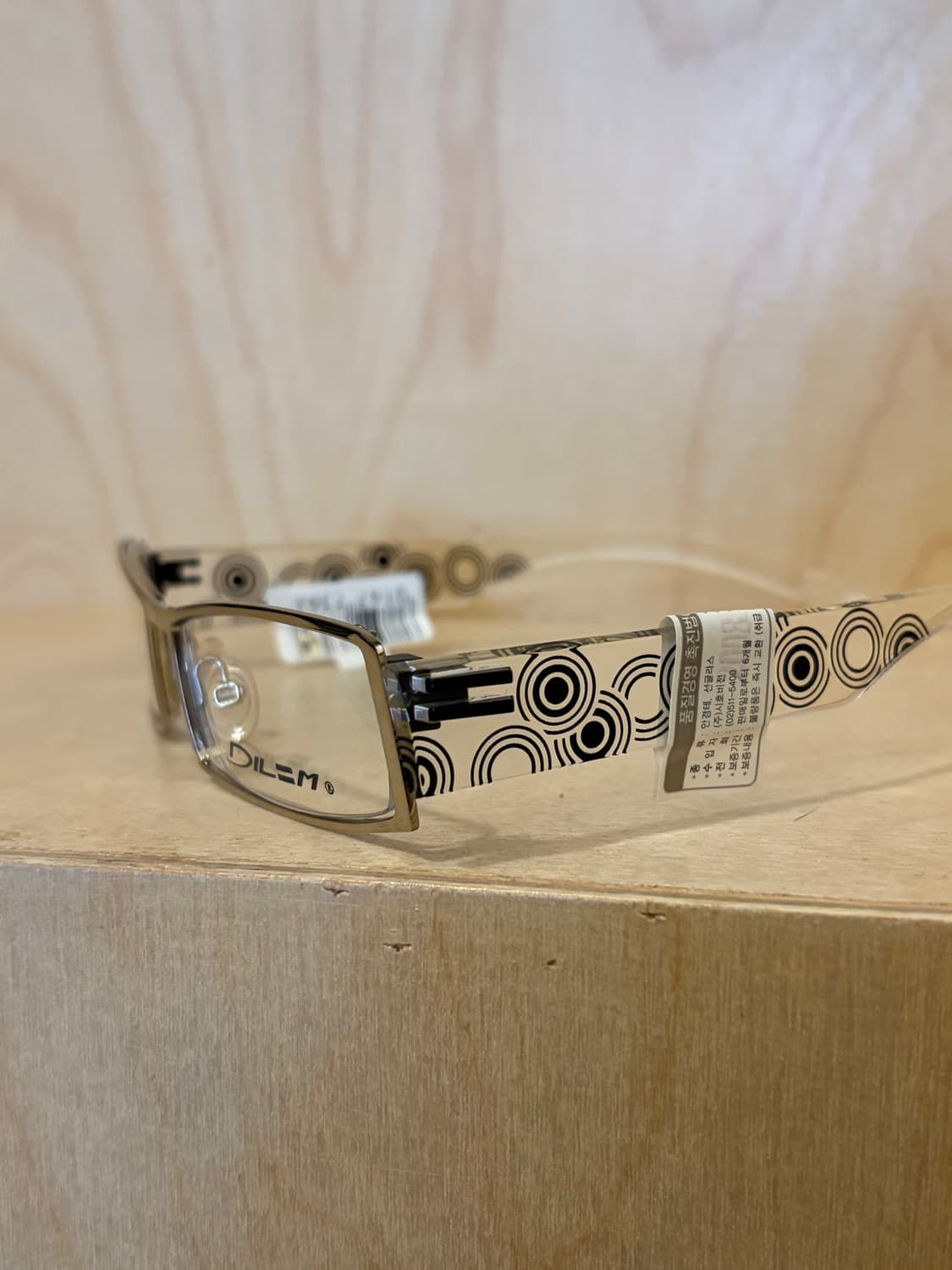 [DILEM] 딜렘 안경 DE041 실버 & 써클 패턴 상품이미지3