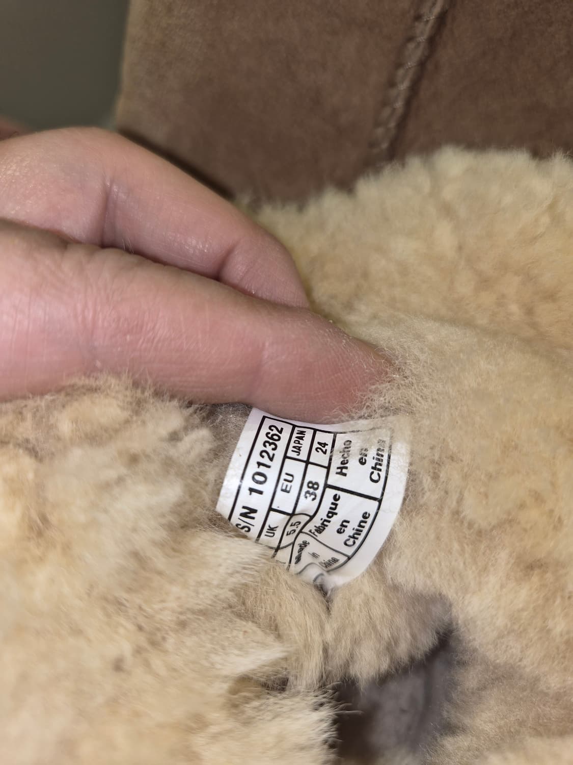 UGG 어그 부츠 EU38 브라운 상품이미지5