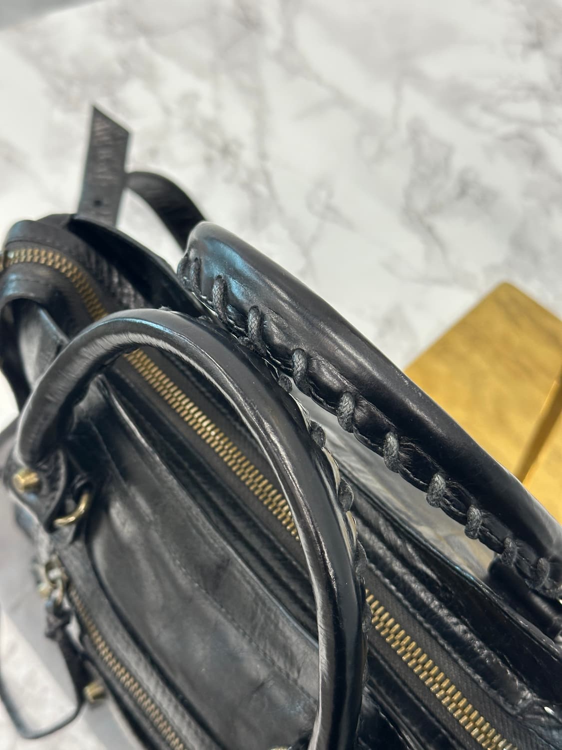 [정품] 발렌시아가 모터 시티백 블랙 상품이미지7