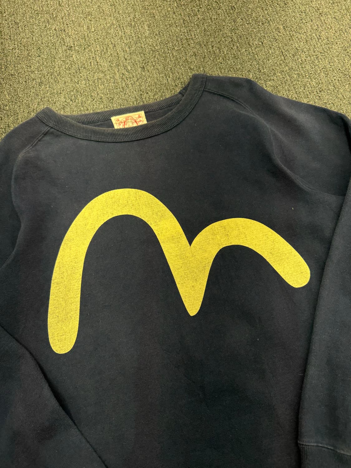 40)에비수 재팬 빈티지 다이콕 프린팅 네이비 스웻셔츠  상품이미지2