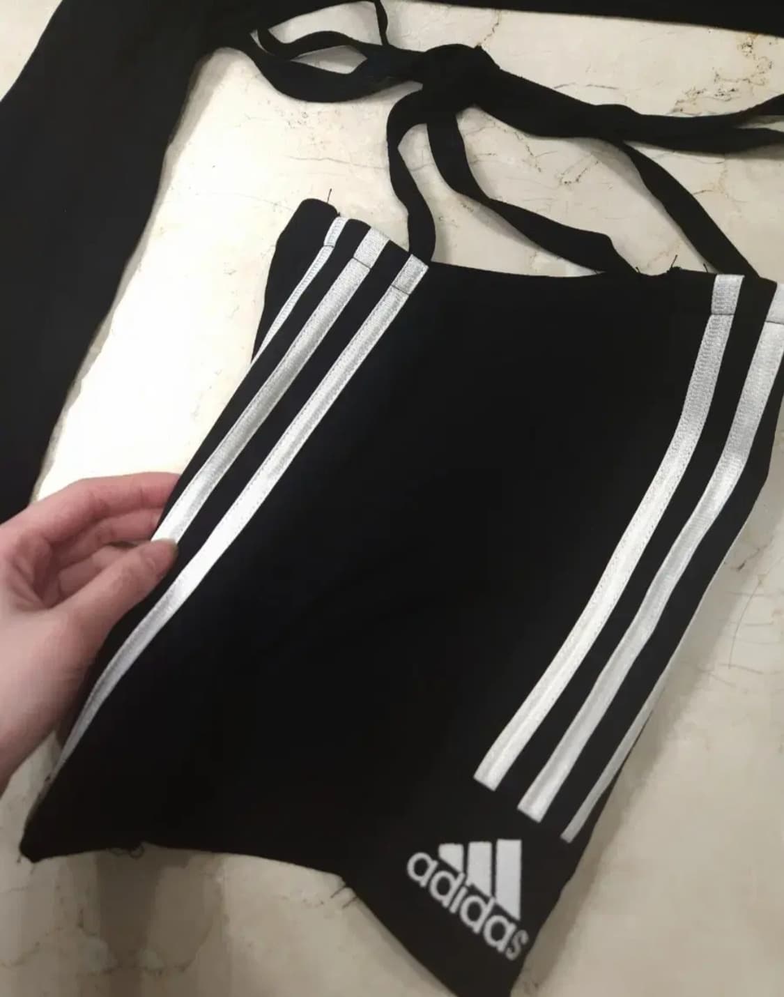 유이브 한소희 볼레로+탱크탑 세트 아디다스 커스텀 상품이미지3