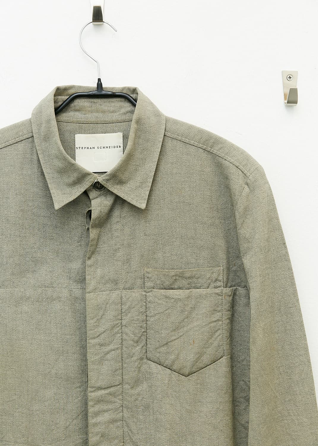 'Sample' Hidden Buttons Coverall Jacket 상품이미지2