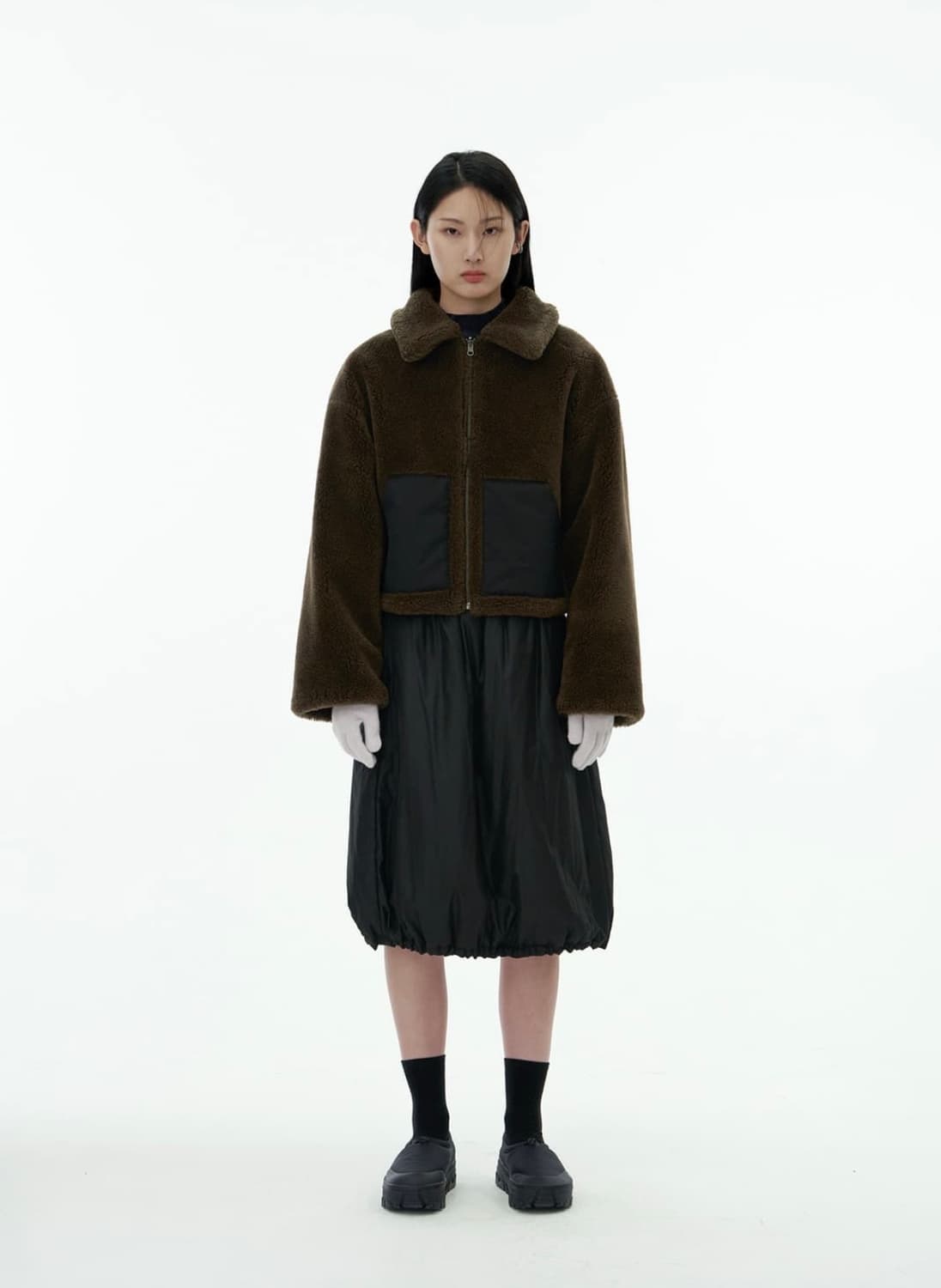아모멘토 리버시블 퍼자켓 REVERSIBLE SHEARLING  상품이미지3