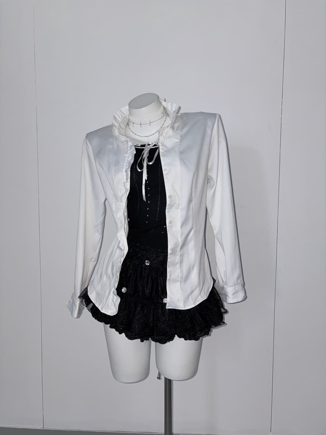 로맨틱고스 공겜여주 프릴 3피스 세트 상품이미지6