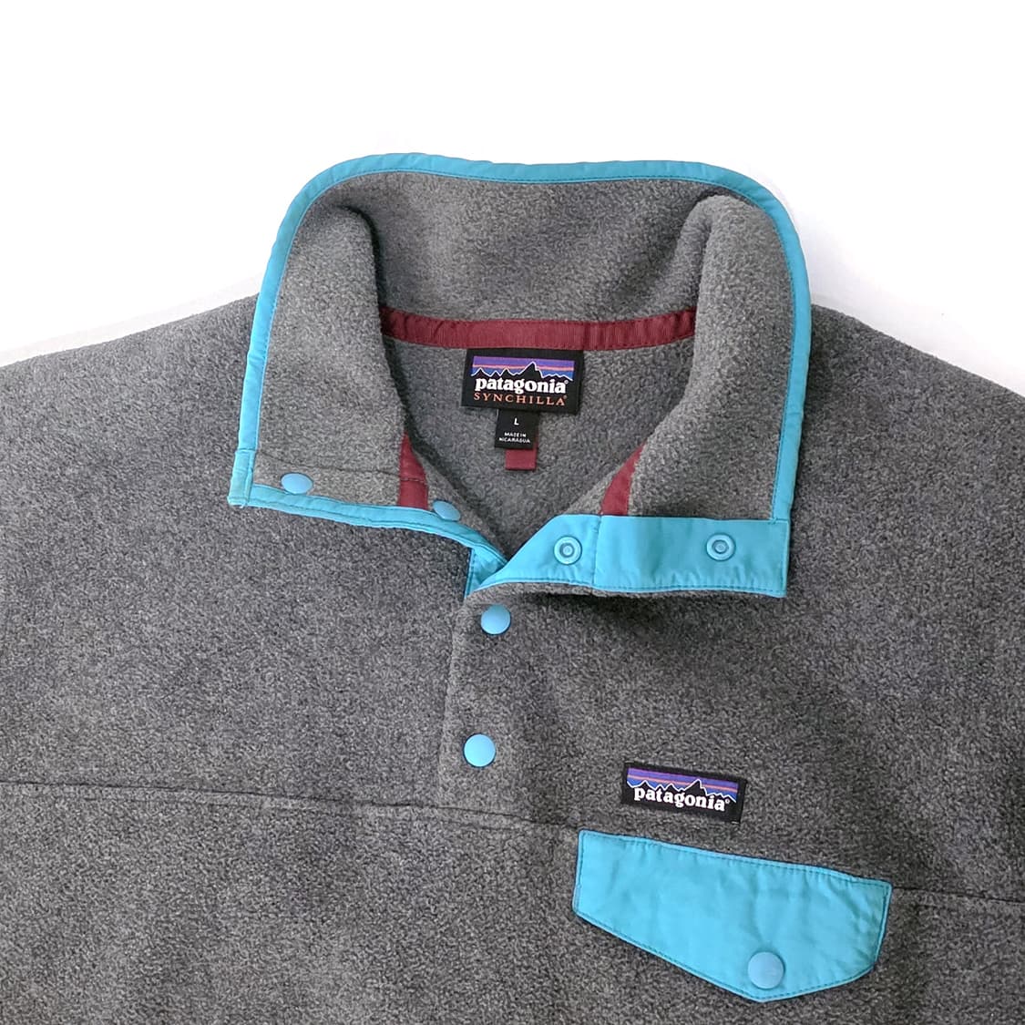 [W/L] 파타고니아 신칠라 스냅티 플리스 풀오버 그레이 틸 상품이미지4