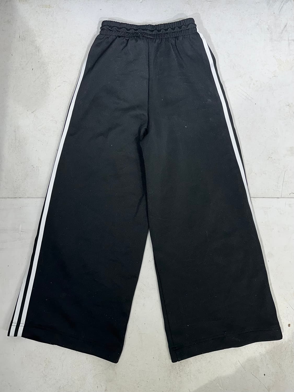 아디다스 블랙 와이드 치마바지 하카마 발렌시아가 핏 추리닝 트랙 팬츠 M 상품이미지5
