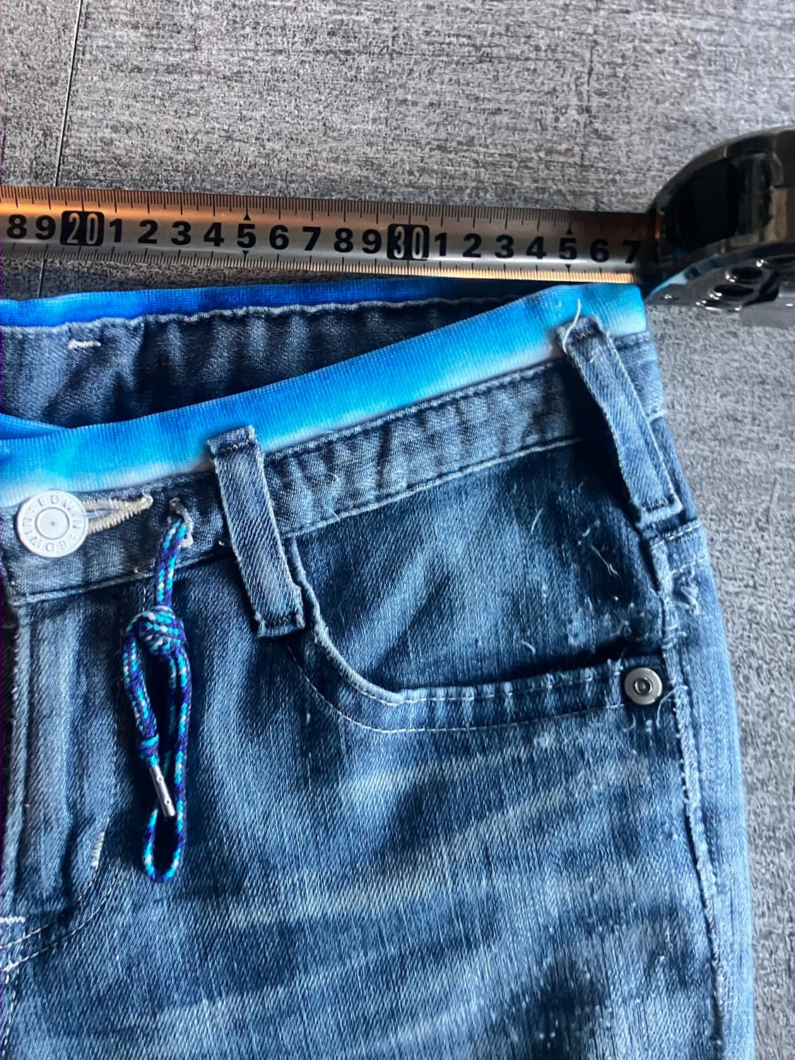 일본빈티지 에드원 그라데이션 데님팬츠 상품이미지4