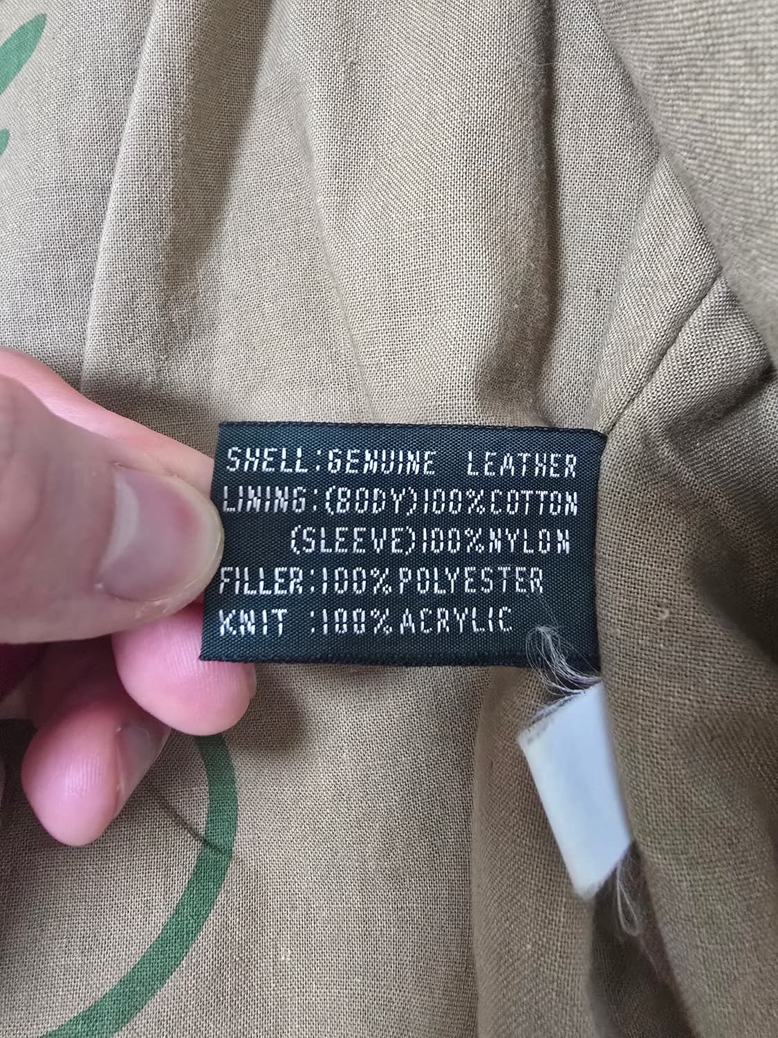 빈티지 스타일 가죽 봄버 자켓 L 42 상품이미지6