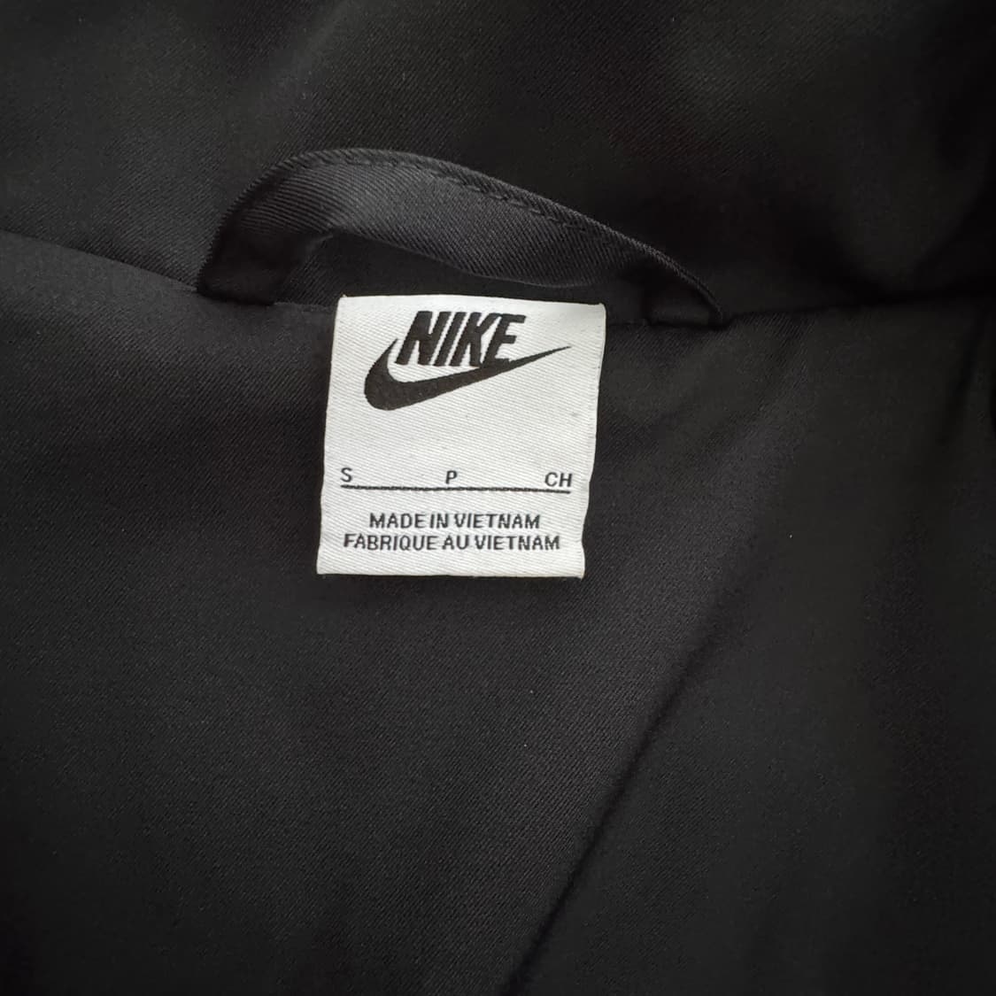 나이키 스우시 블랙/화이트 퍼 자켓 S 상품이미지7