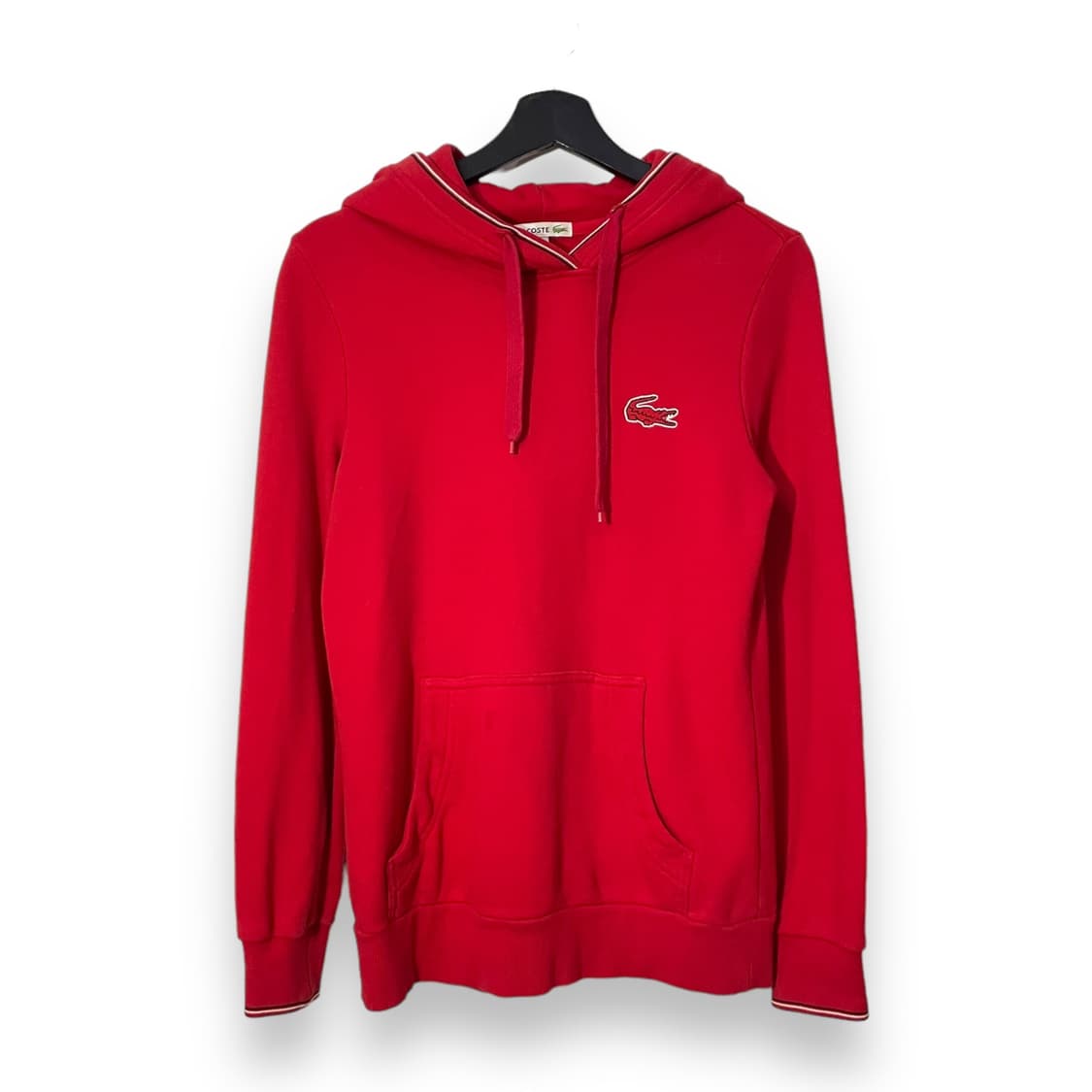 라코스테 레드 후드티 상품이미지1