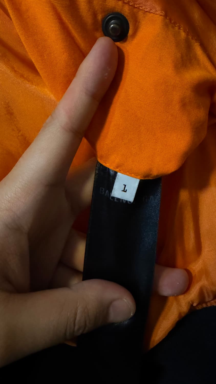 발렌시아가 3b 후드 봄버 블랙[Sz. 1] 상품이미지5