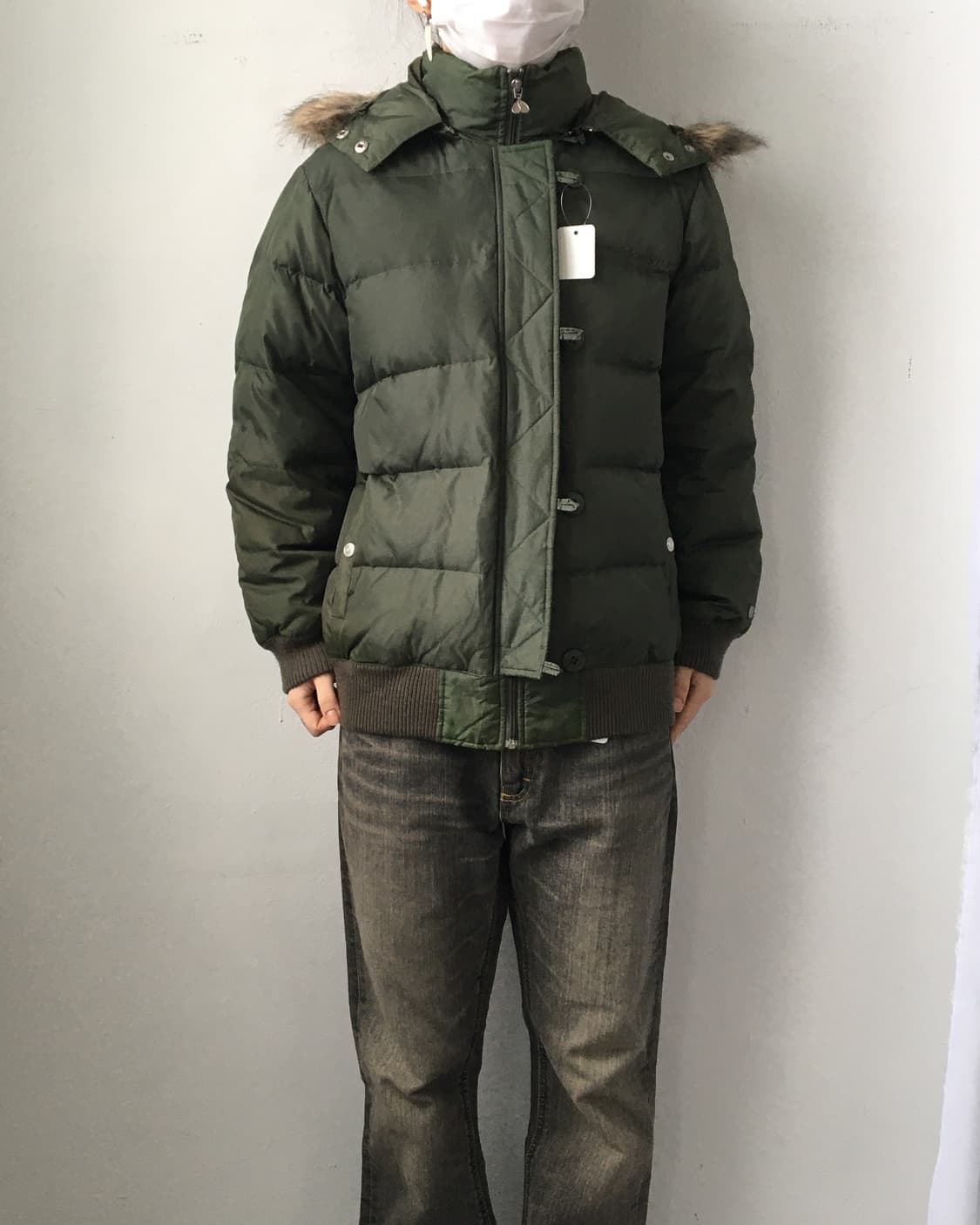 Fake fur hood jacket 상품이미지8