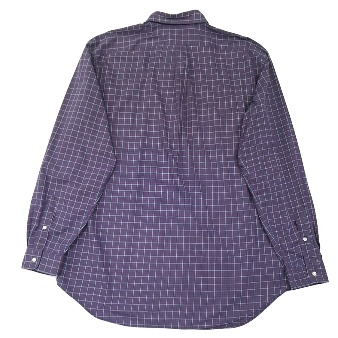 CL605 XLT 폴로 90s 마이크로체크 레드포니 네이비 셔츠 남방 상품이미지6