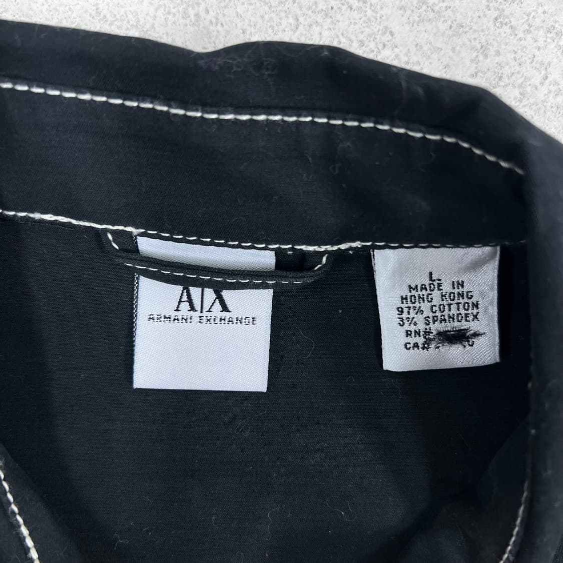 AX 아르마니 익스체인지 블랙 크롭 자켓 상품이미지2