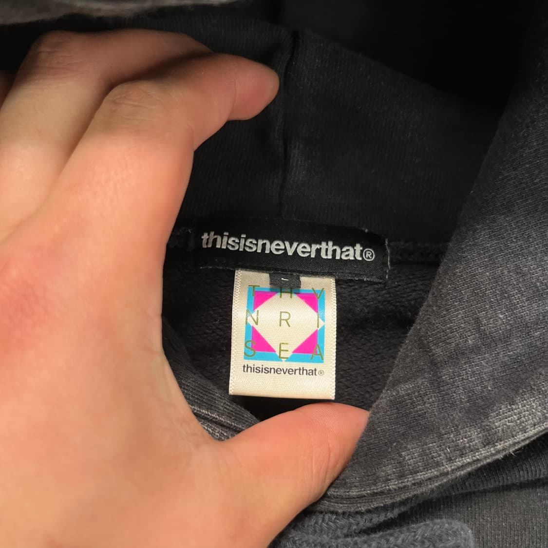 105 디스이즈네버댓 빅로고 후드티 상품이미지3