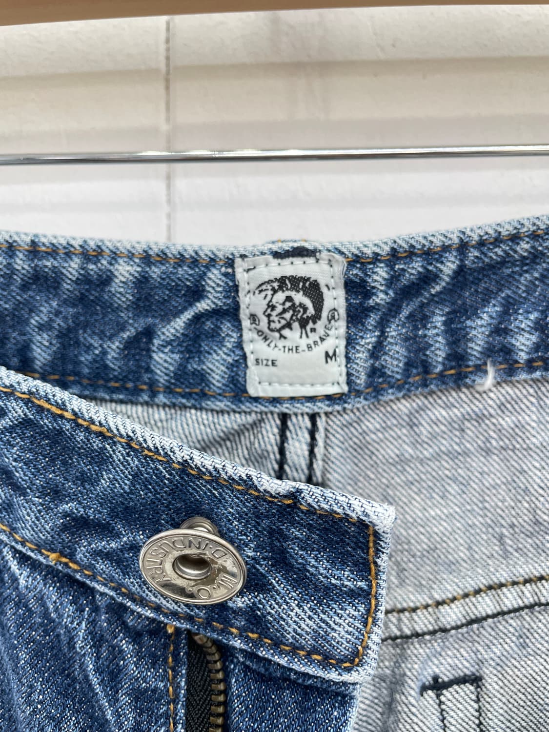 디젤 빈티지 워싱 스트레이트 데님 상품이미지6