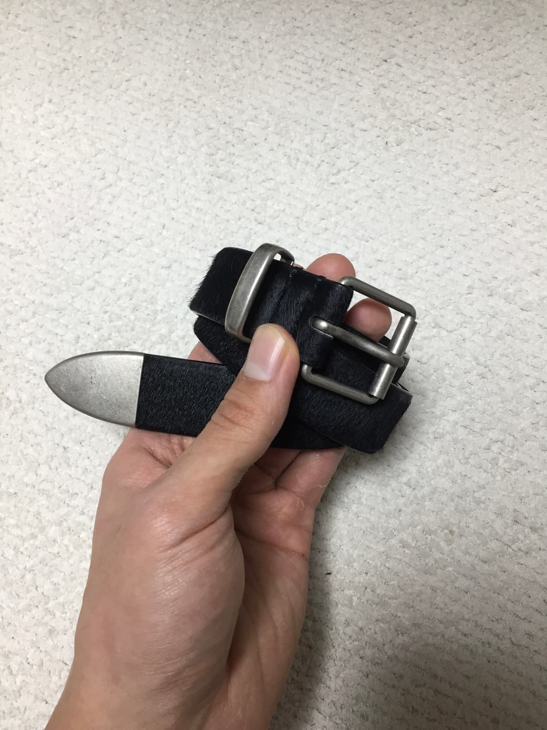 송치 레더 웨스턴 벨트 상품이미지2