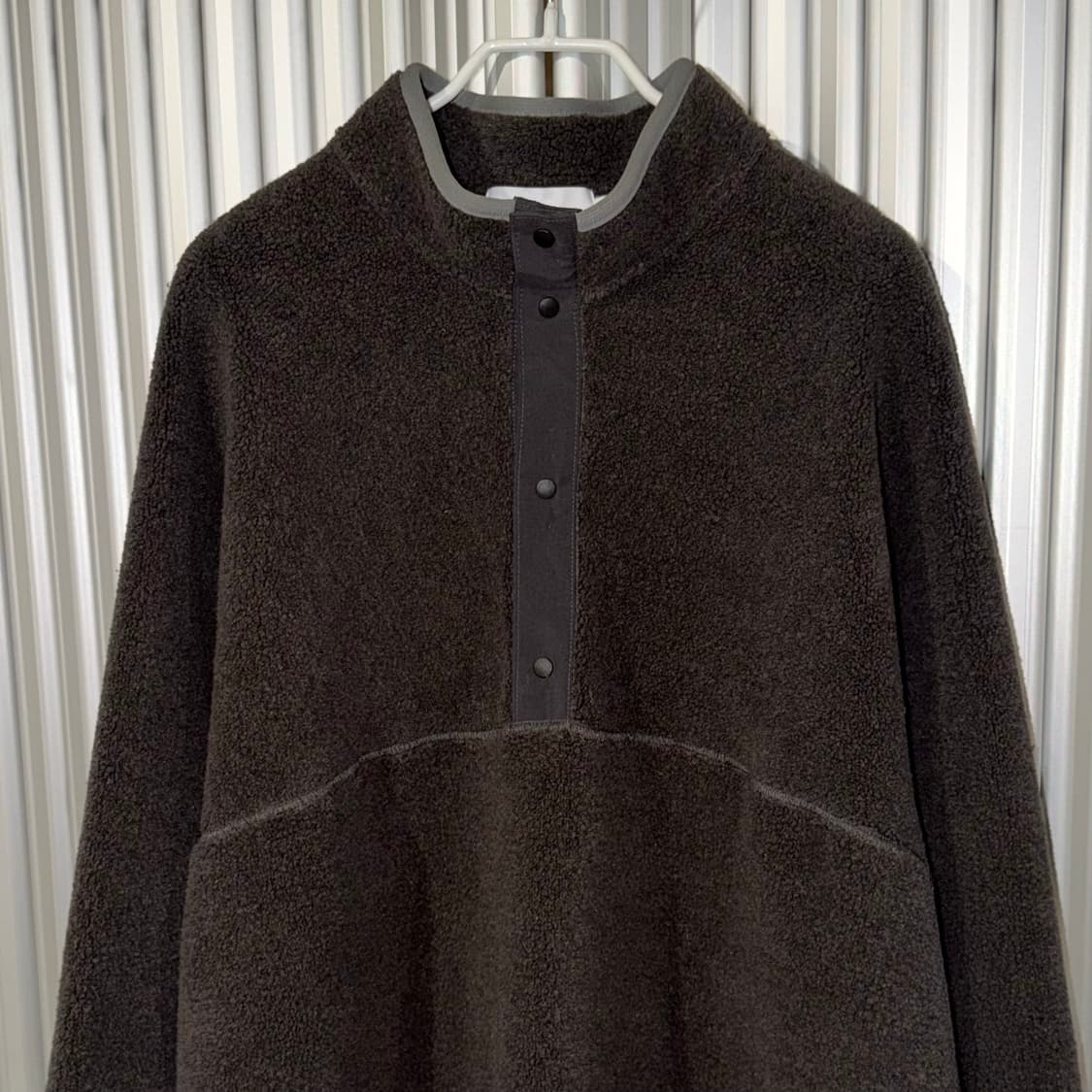 Graphpaper wool half zip-up 상품이미지3