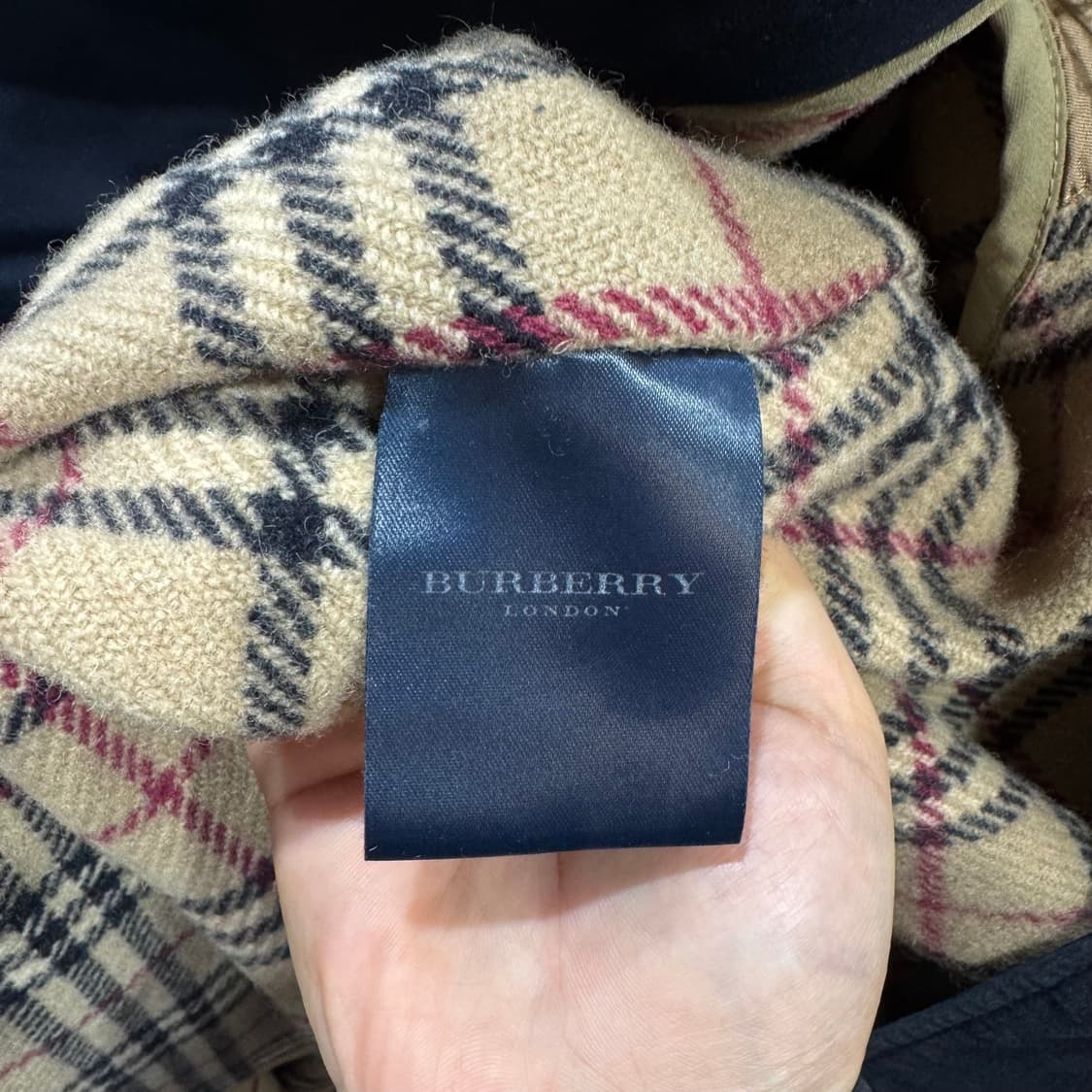 버버리 런던 네이비 트렌치 코트 made in ENGLAND (L)  상품이미지6