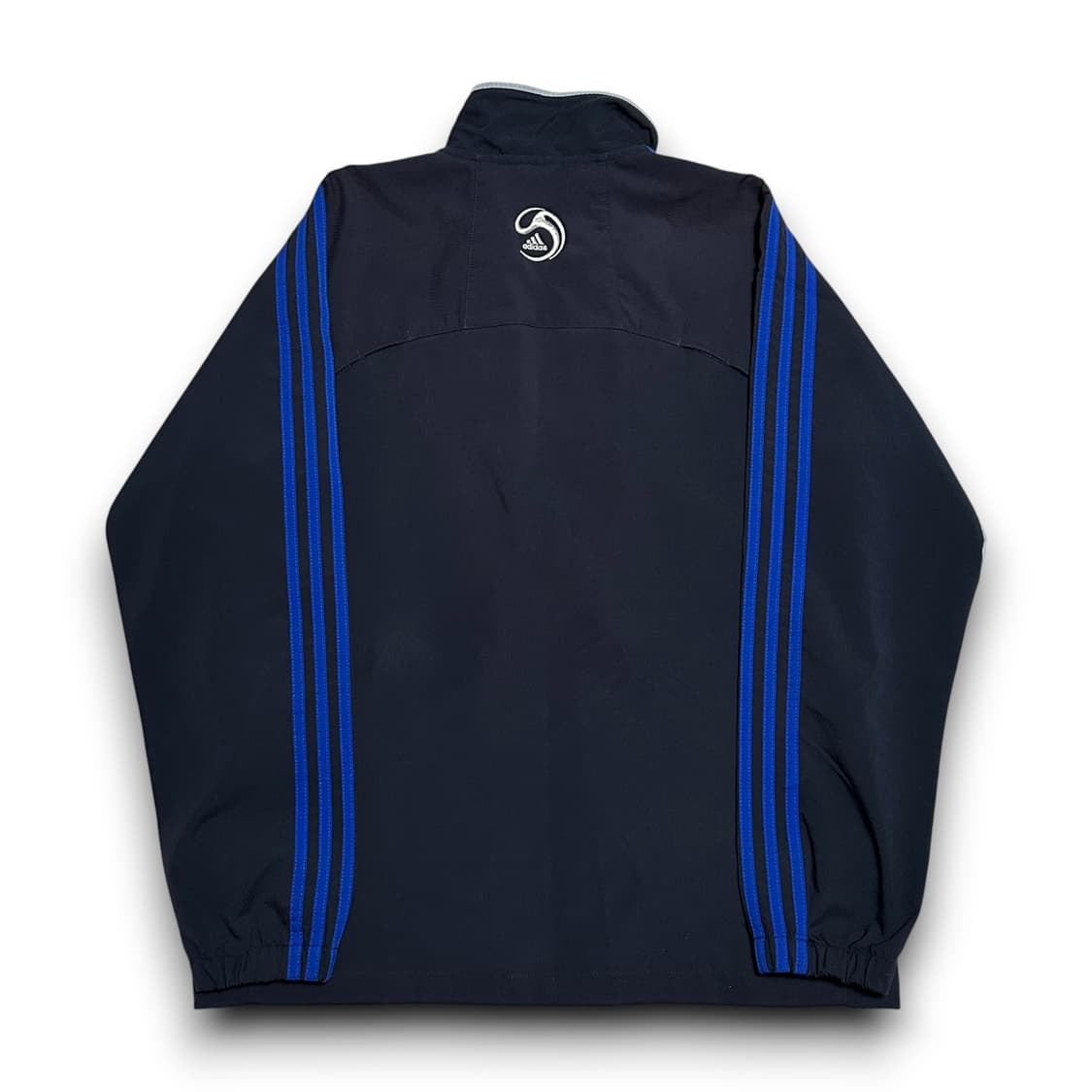 Adidas 바이에른 뮌헨 블루 삼선 네이비 바람막이 상품이미지2