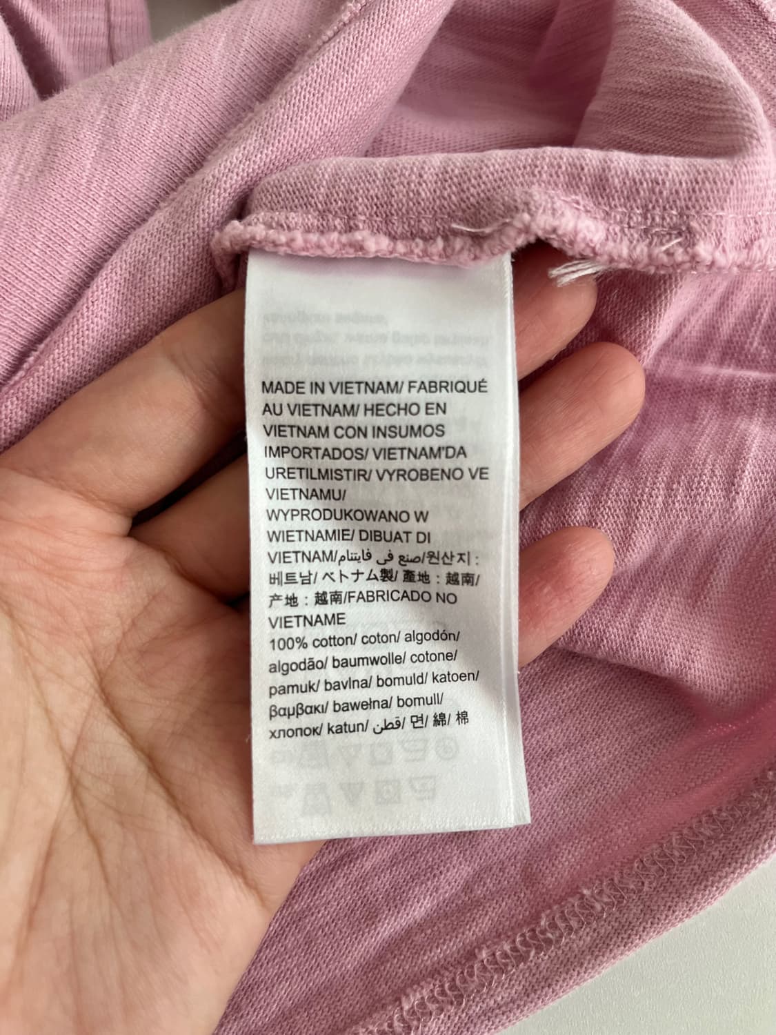 L) 캘빈클라인 진스 여성 오버핏 래글런 티셔츠 핑크 상품이미지5