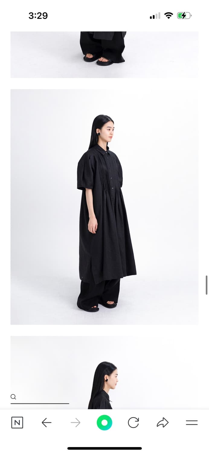유노이아 Mone Pintuck Dress 상품이미지1