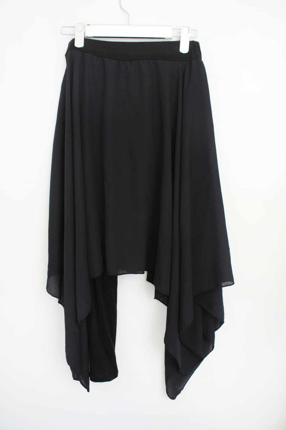 Asymmetrical Chiffon Skirt Pants 상품이미지1