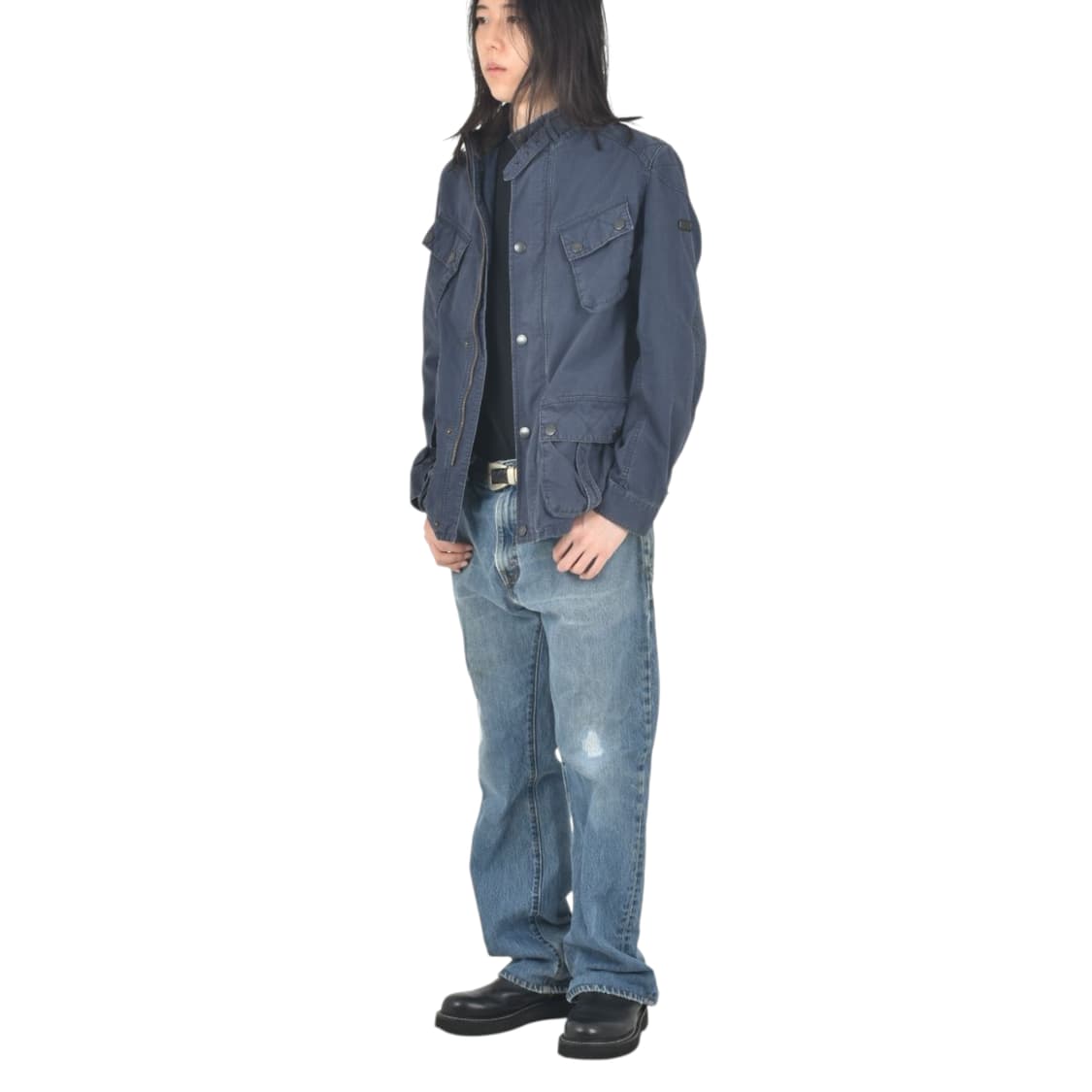 바버 인터내셔널 모토사이클 M43 야상 필드자켓 M N0658 상품이미지3