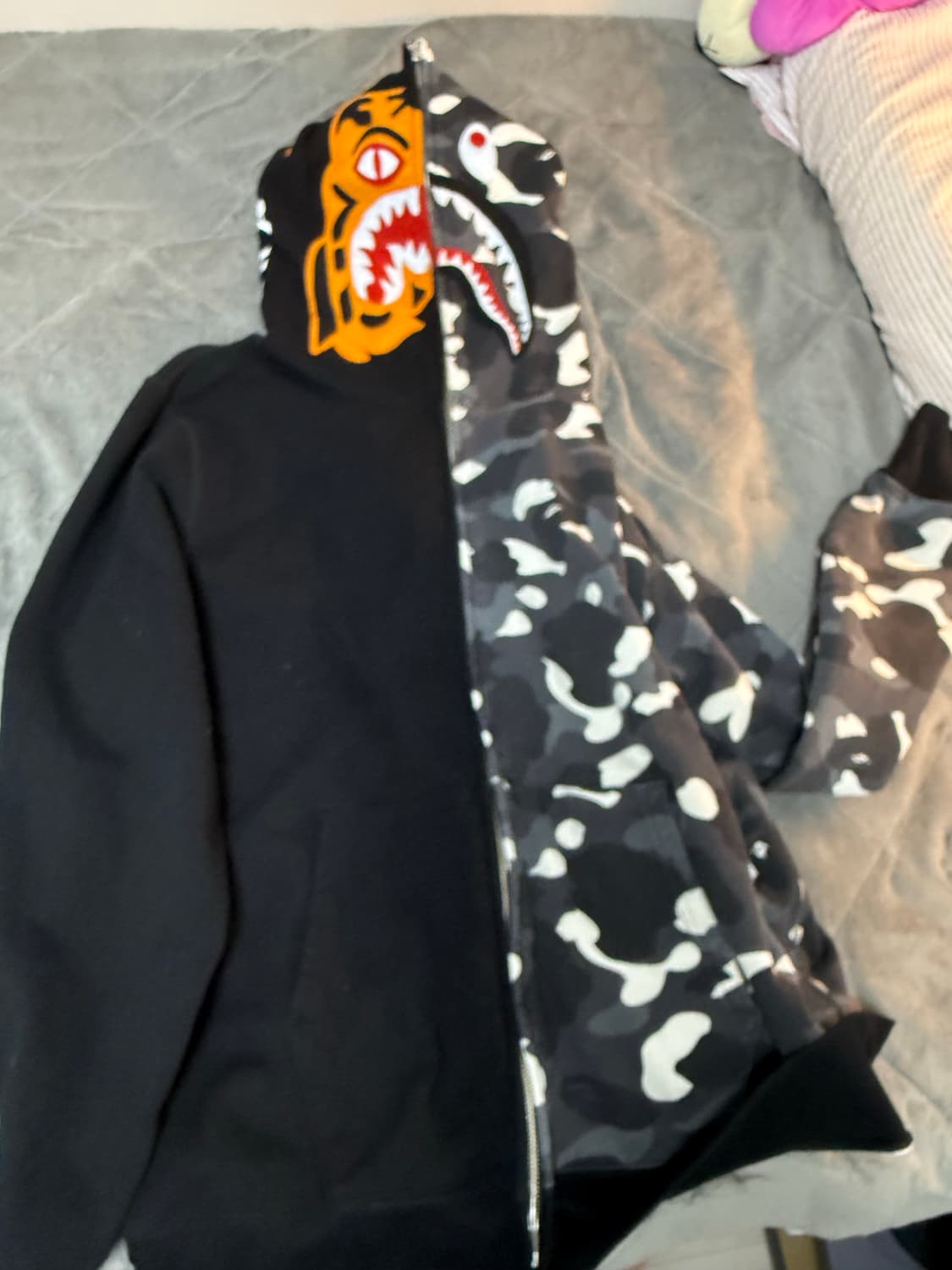 베이프 카모 후드집업xxl 상품이미지2