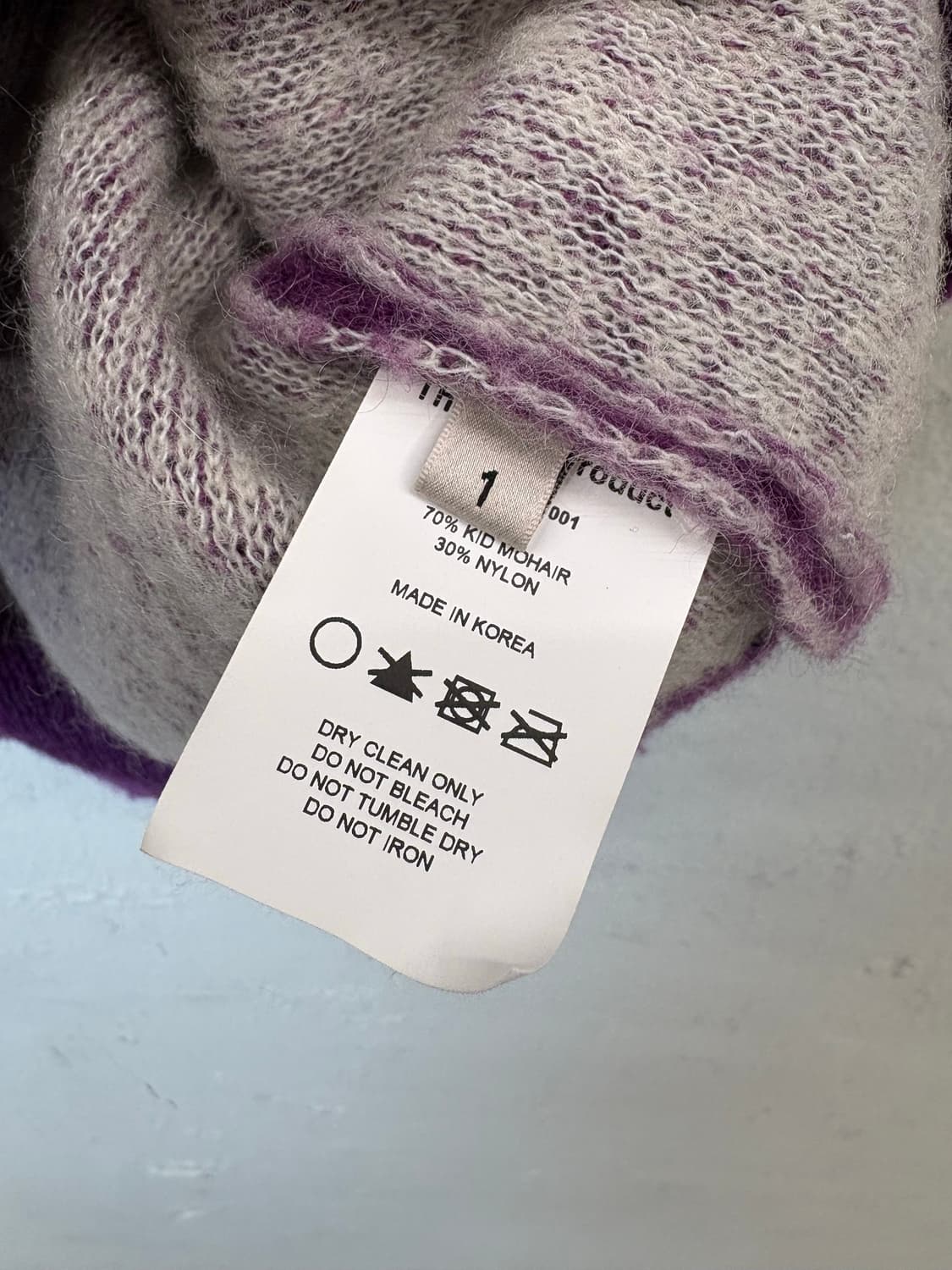 더오픈프로덕트 모헤어 베스트 퍼플 상품이미지7