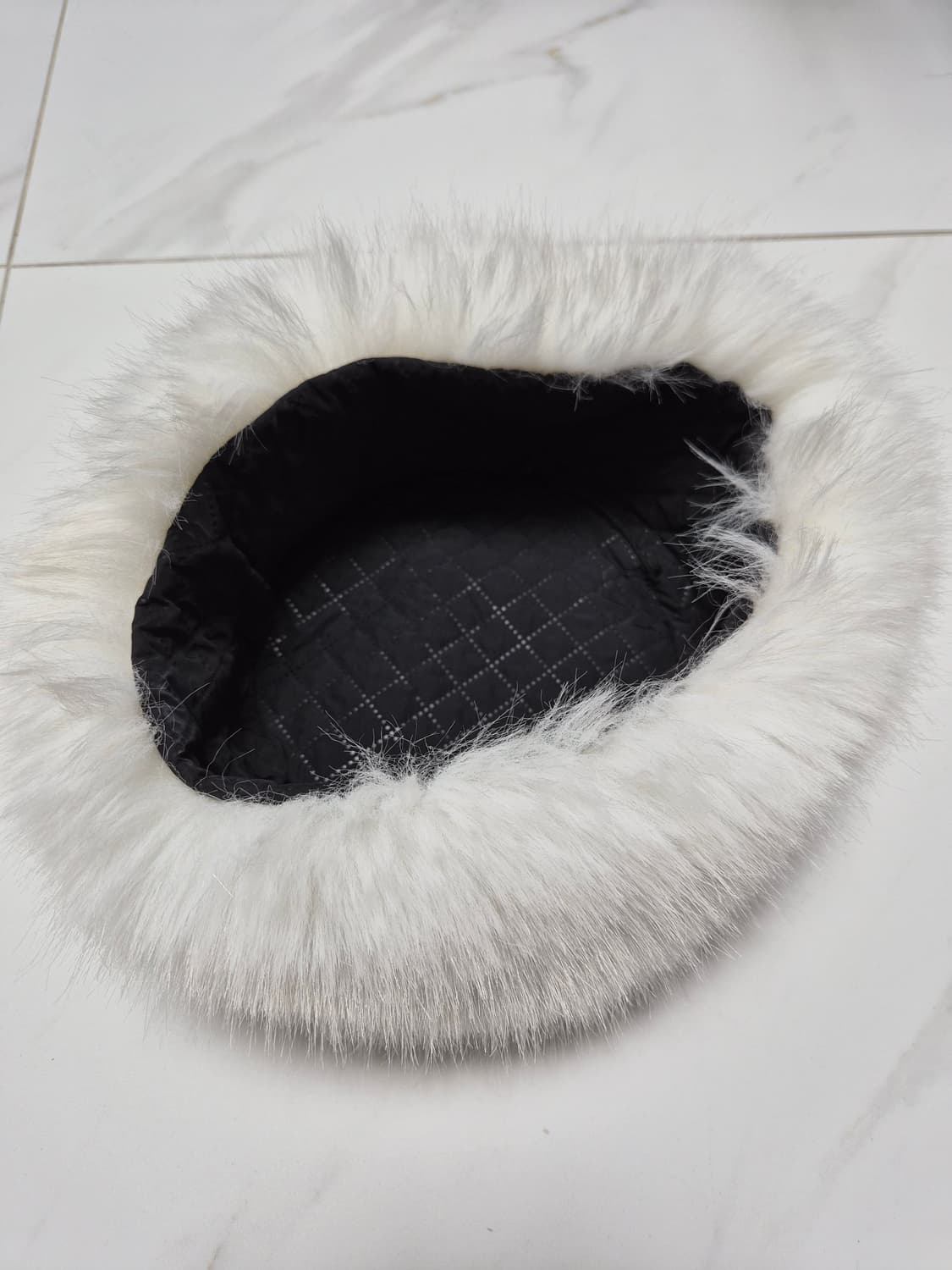 화이트 퍼모자 상품이미지2