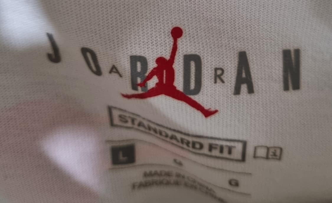 L ) 나이키 조던 화이트 반팔티 상품이미지2