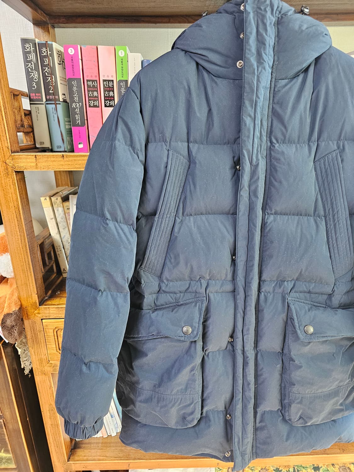 씨피 CP컴퍼니 네이비 패딩 팔아요 롱패딩 다운 상품이미지4