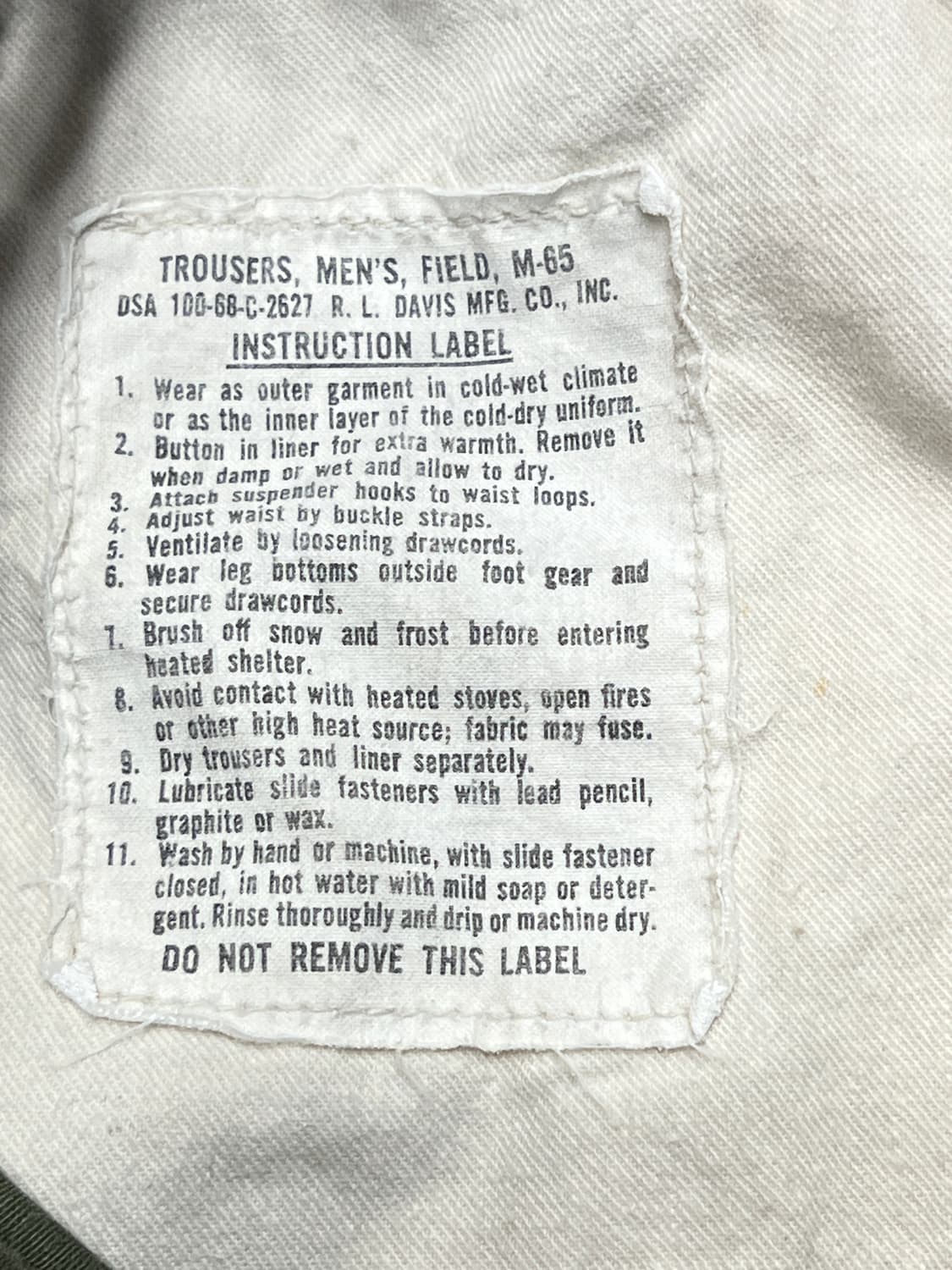 60’s TROUSERS FIELD M65 상품이미지7