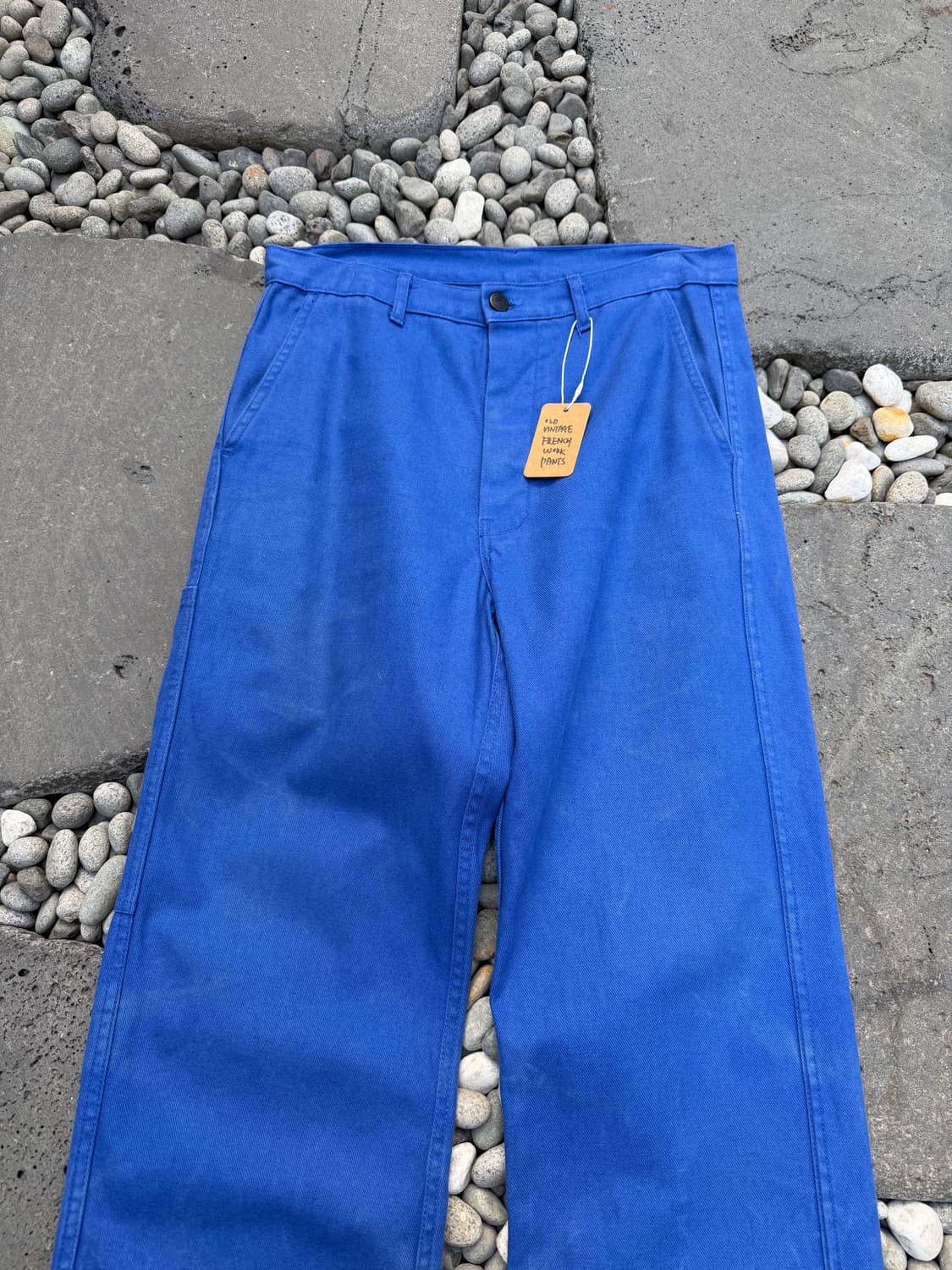 OLD VINTAGE WASHED BLUE FRENCH 프렌치워크팬츠 상품이미지3