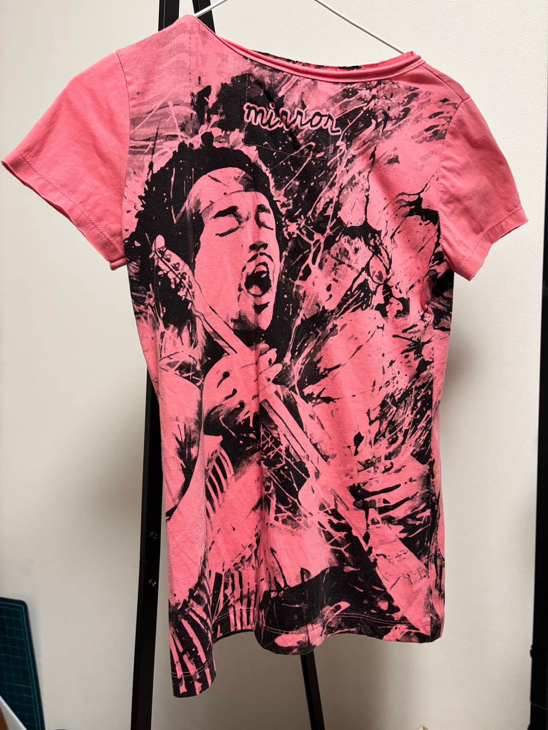 Bob Marley 핫핑크 빈티지 티셔츠 상품이미지3
