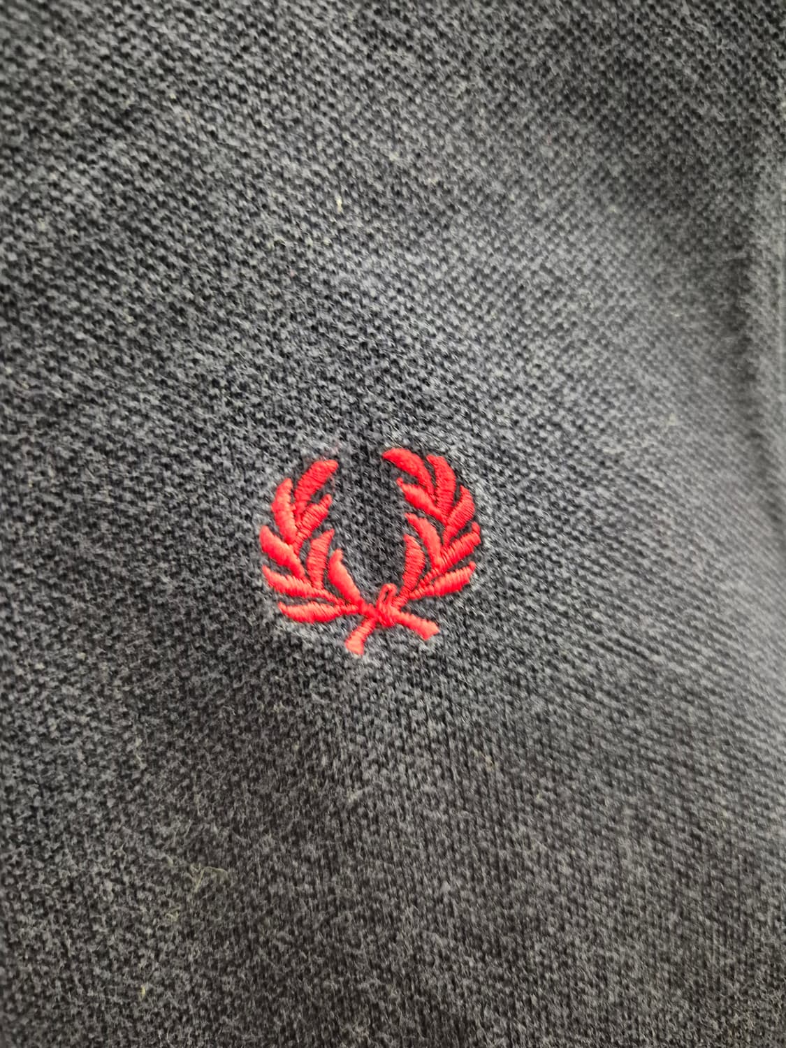 프레드페리 네이비 슬림핏 카라티 M 상품이미지4